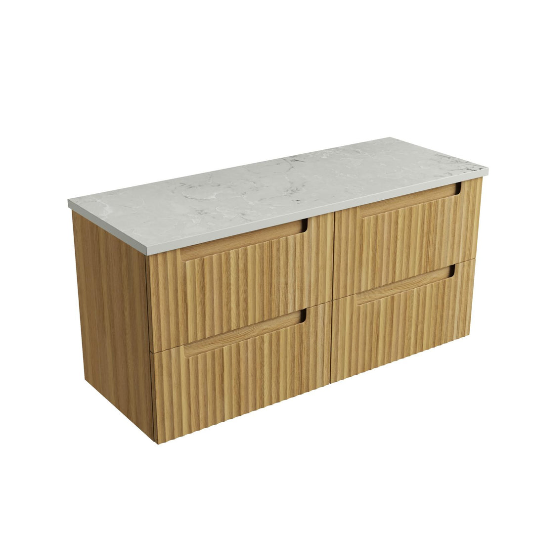 Aulic Lovina Tier Wall Hung Vanity - 1200mm - Design 10