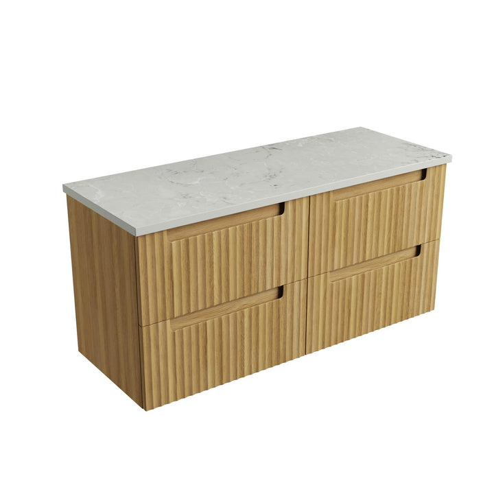 Aulic Lovina Tier Wall Hung Vanity - 1200mm - Design 10