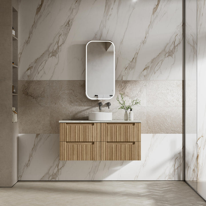 Aulic Lovina Tier Wall Hung Vanity - 1200mm - Design 10