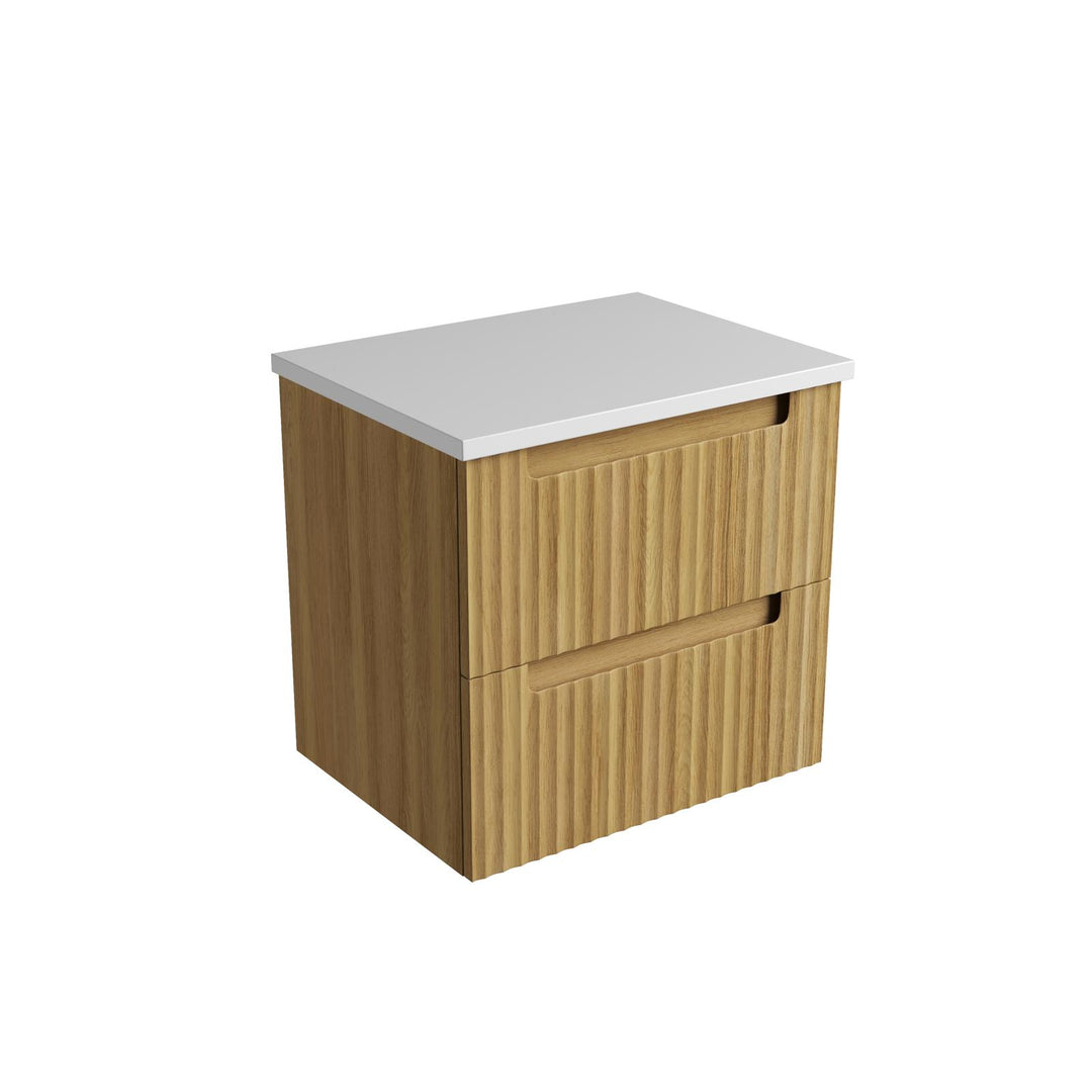 Aulic Lovina Tier Wall Hung Vanity - 600mm - Design 10