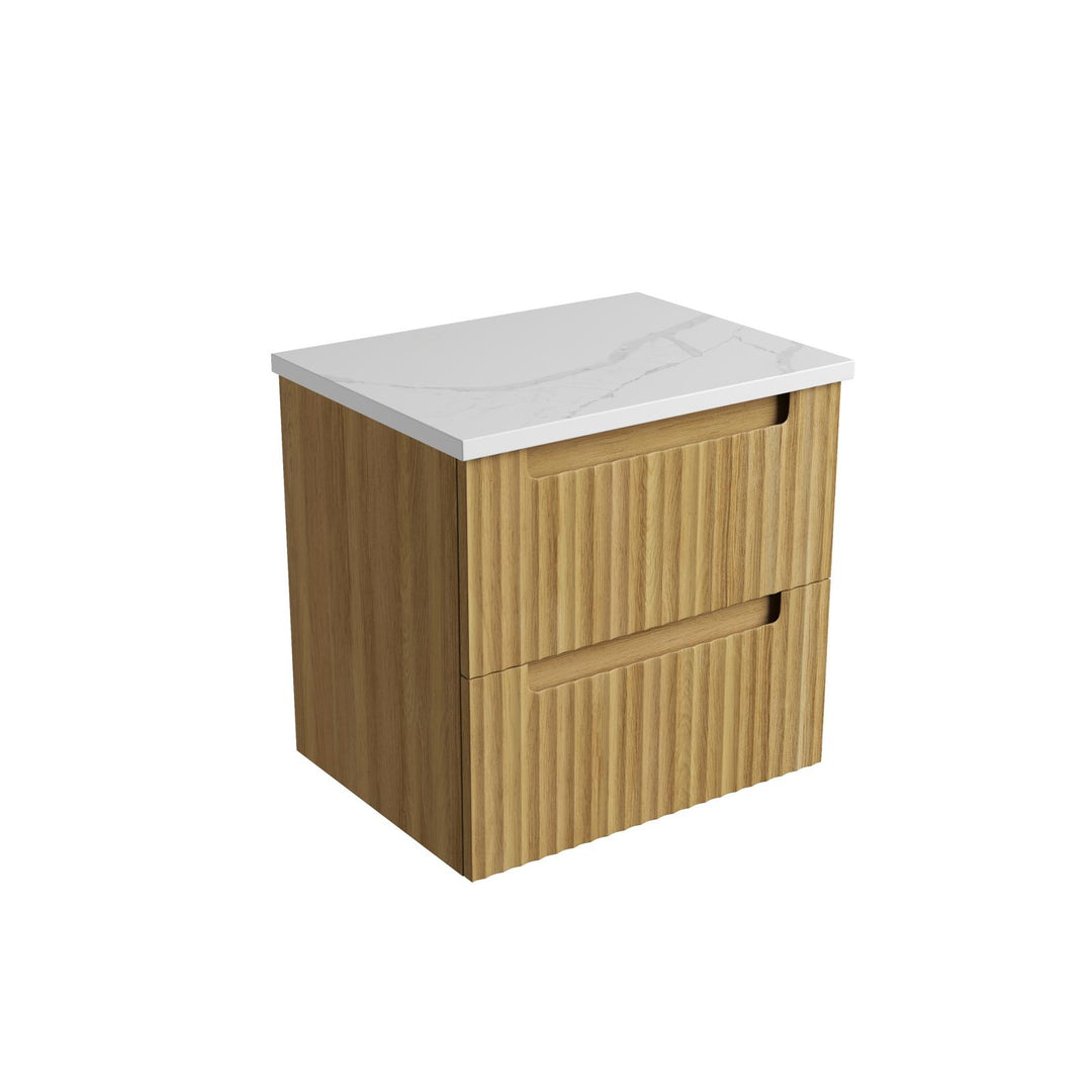 Aulic Lovina Tier Wall Hung Vanity - 600mm - Design 10