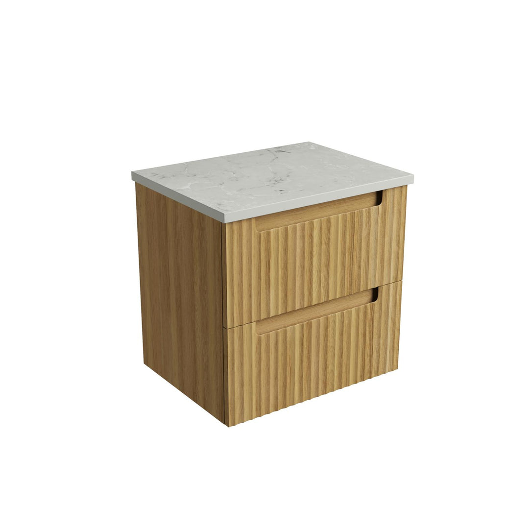 Aulic Lovina Tier Wall Hung Vanity - 600mm - Design 10