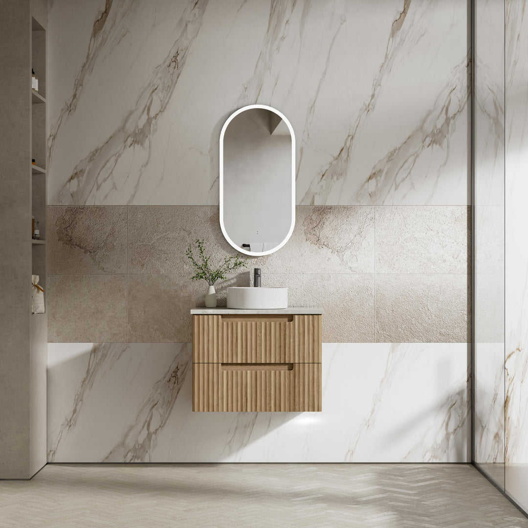 Aulic Lovina Tier Wall Hung Vanity - 750mm - Design 10