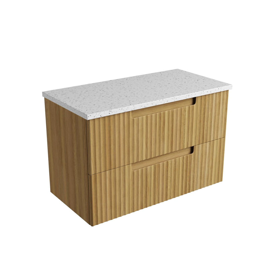 Aulic Lovina Tier Wall Hung Vanity - 900mm - Design 10