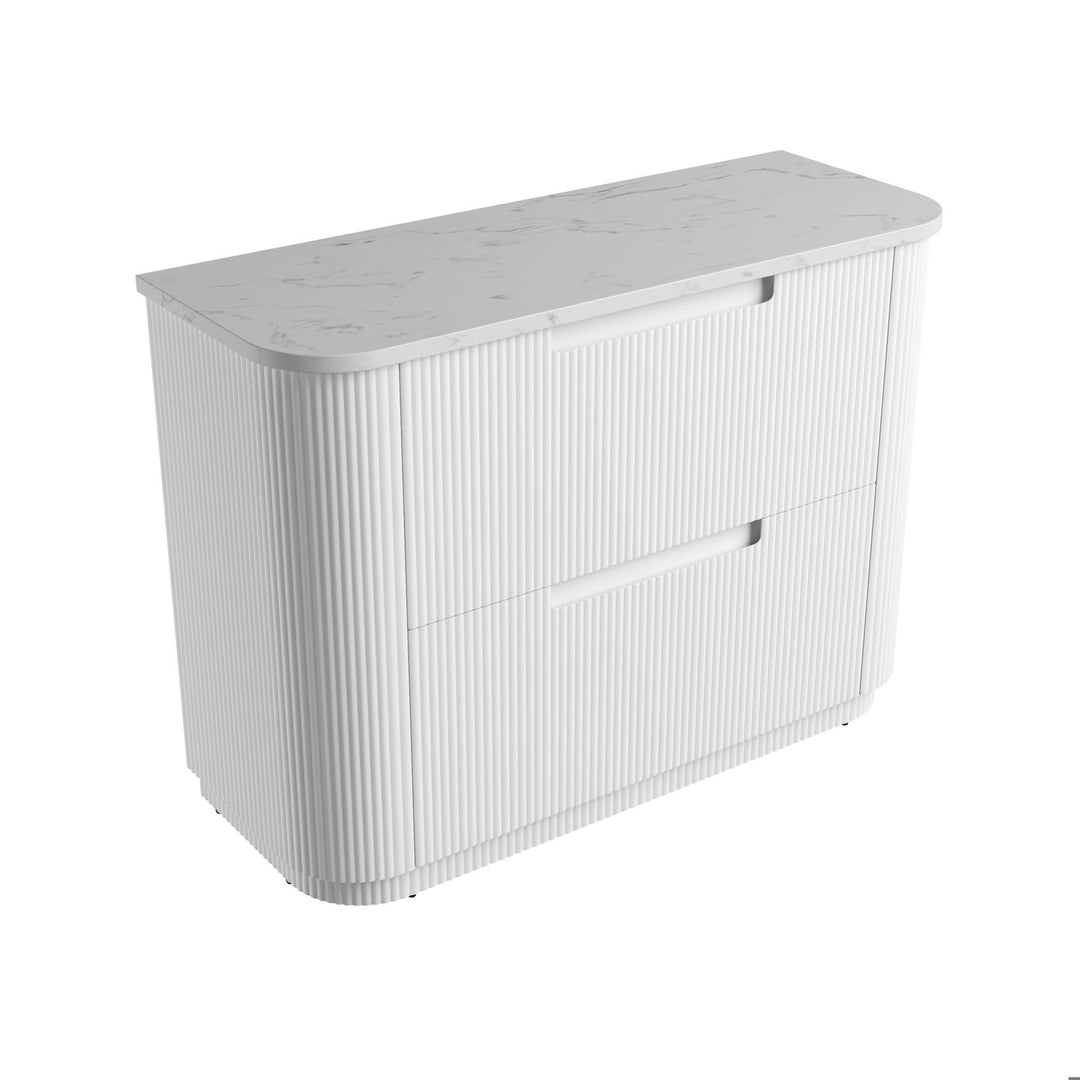 Aulic Curva Floor Standing Vanity - 1200mm - Design 10