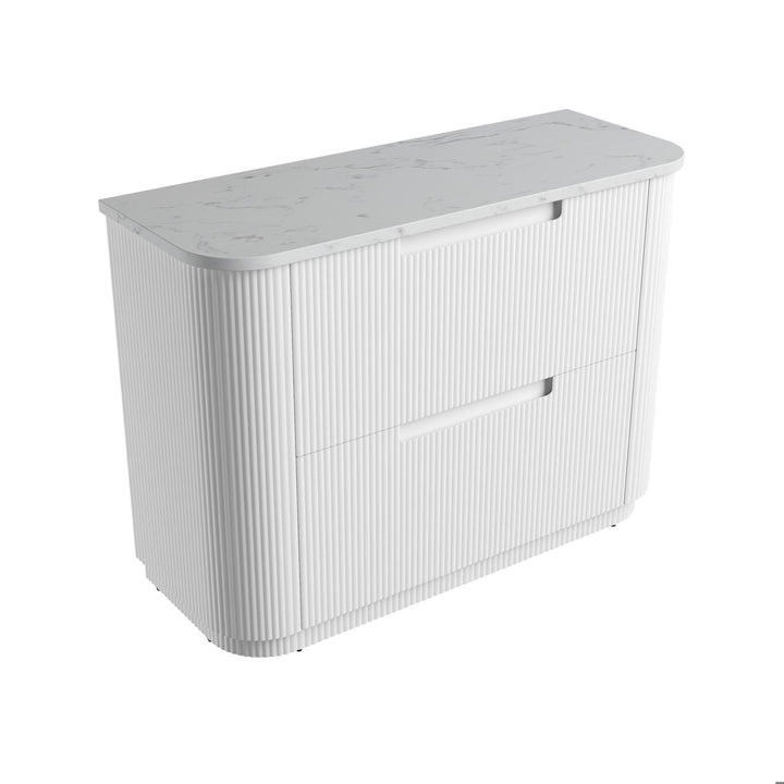 Aulic Curva Floor Standing Vanity - 1200mm - Design 10