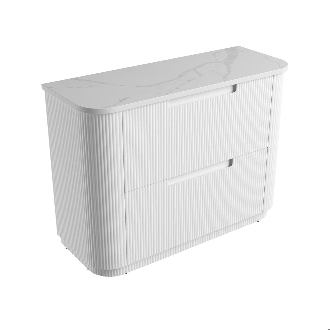 Aulic Curva Floor Standing Vanity - 1200mm - Design 10