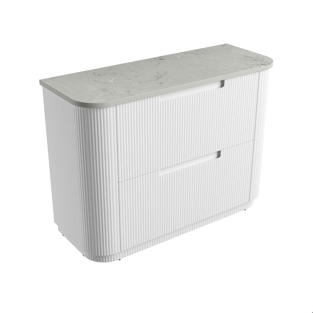 Aulic Curva Floor Standing Vanity - 1200mm - Design 10