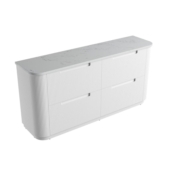 Aulic Curva Floor Standing Double Vanity - 1800mm - Design 10