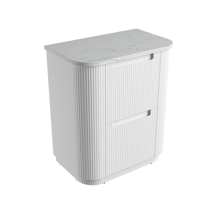 Aulic Curva Floor Standing Vanity - 750mm - Design 10