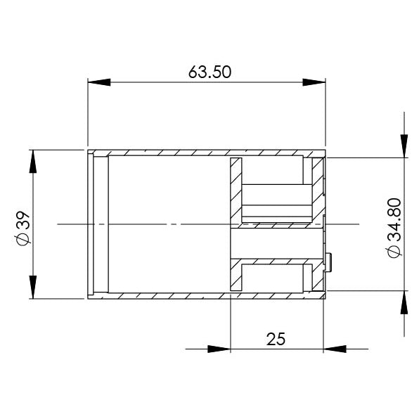 Phoenix Wall Mixer 39mm Body Extension 25mm - Design 10