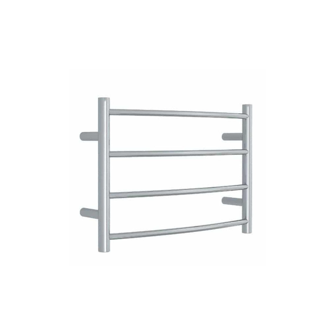 Thermorail Curved Round 4 Bar Heated Towel Ladder 600mm x 420mm