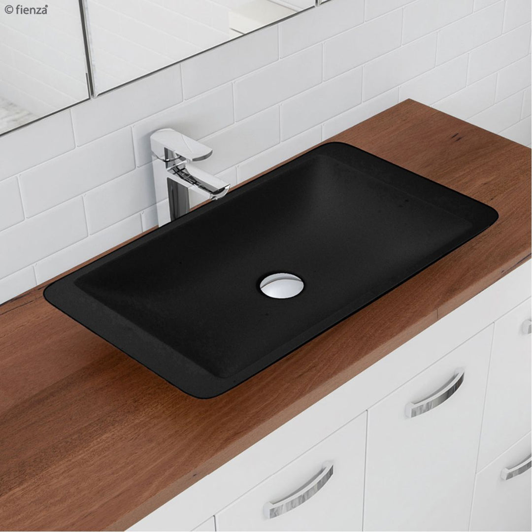 Fienza Classique Above Counter Cast Stone Basins 600mm x 345mm