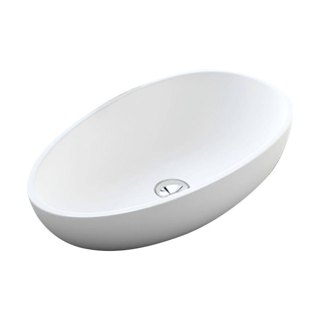 Fienza Bahama Above Counter Mkii Cast Stone Basin Success 600mm x 357mm