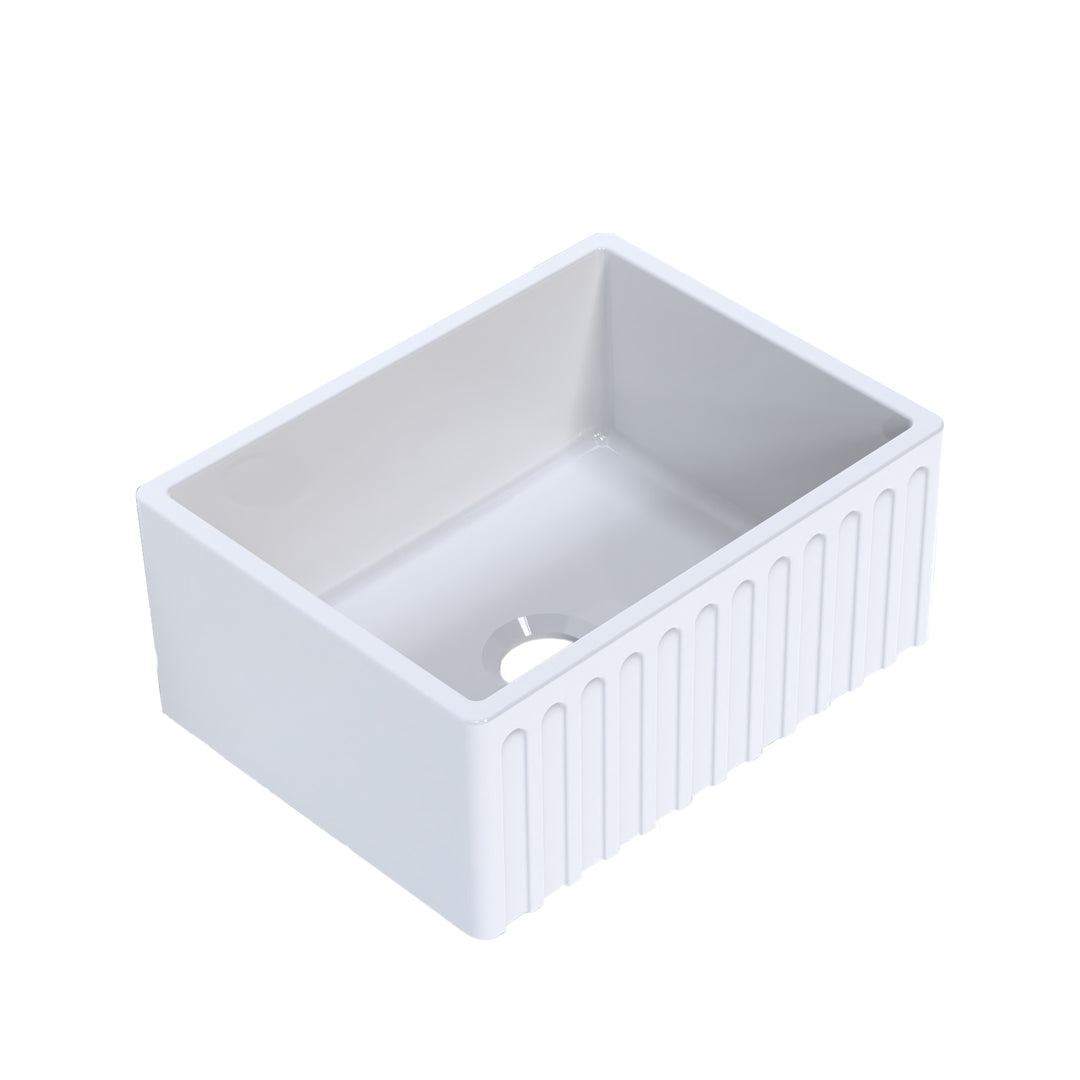 Turner Hastings Cove 60 Fireclay Butler Sink - Design 10