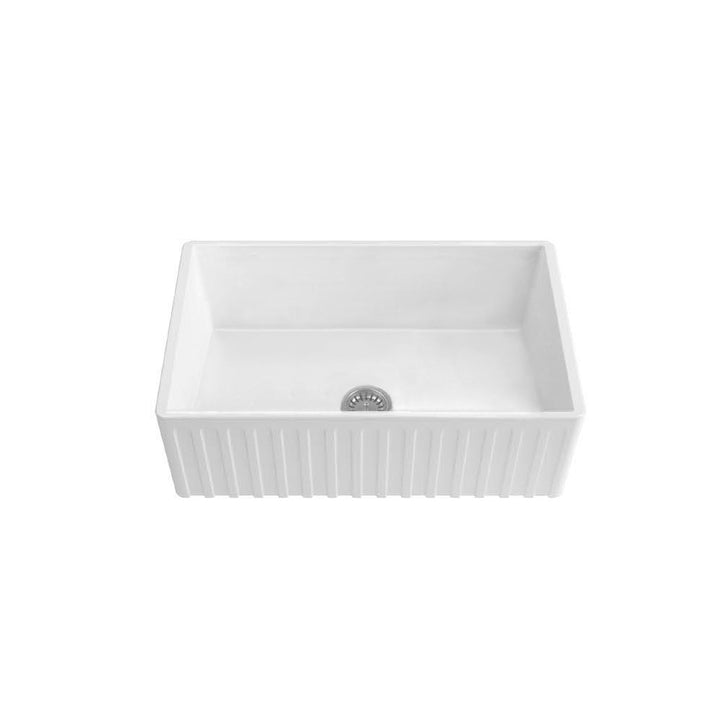 Turner Hastings Cove 75 Fireclay Butler Sink - Design 10