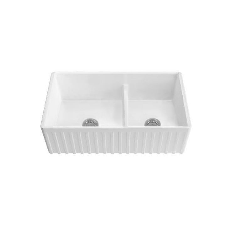 Turner Hastings Cove 85 Fireclay Butler Sink - Design 10