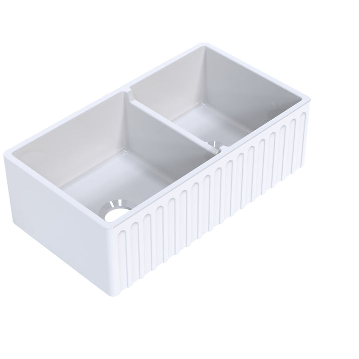 Turner Hastings Cove 85 Fireclay Butler Sink - Design 10