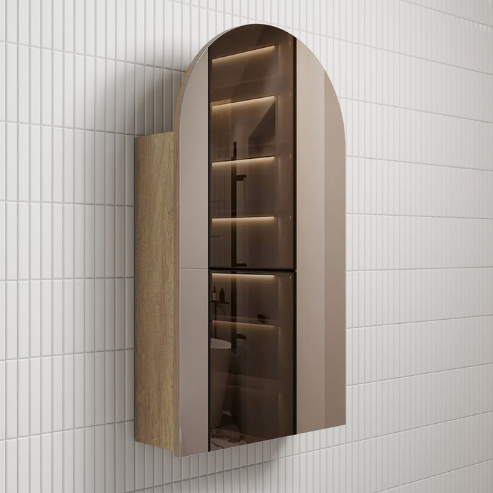Aulic Canterbury Arch Shaving Cabinet 500 x 900mm