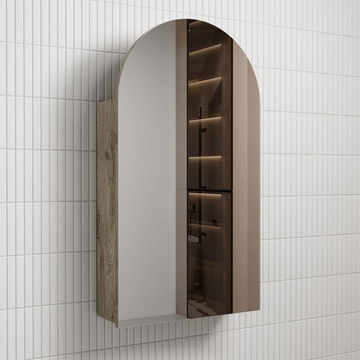 Aulic Canterbury Arch Shaving Cabinet 500 x 900mm