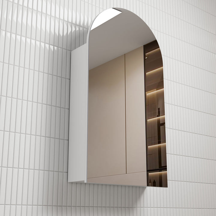 Aulic Canterbury Arch Shaving Cabinet 500 x 900mm