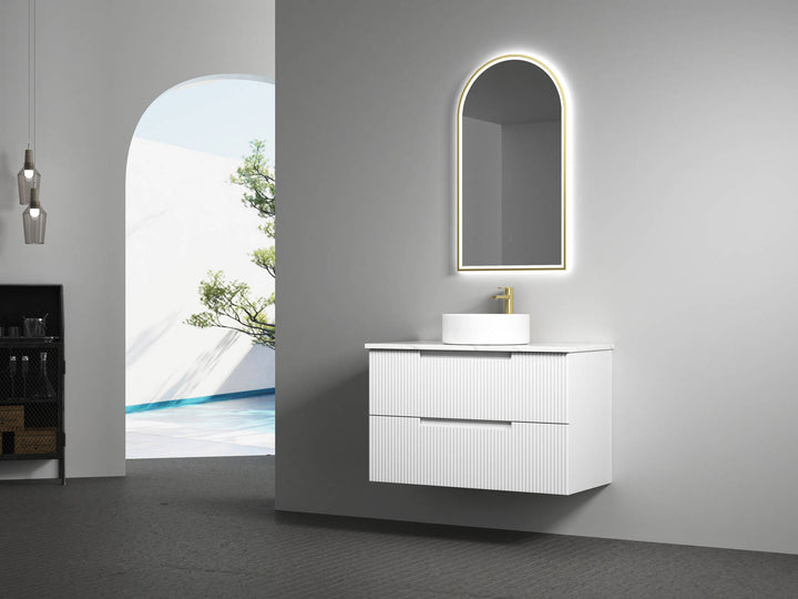 Aulic Canterbury Arch LED Mirror 503 x 903mm