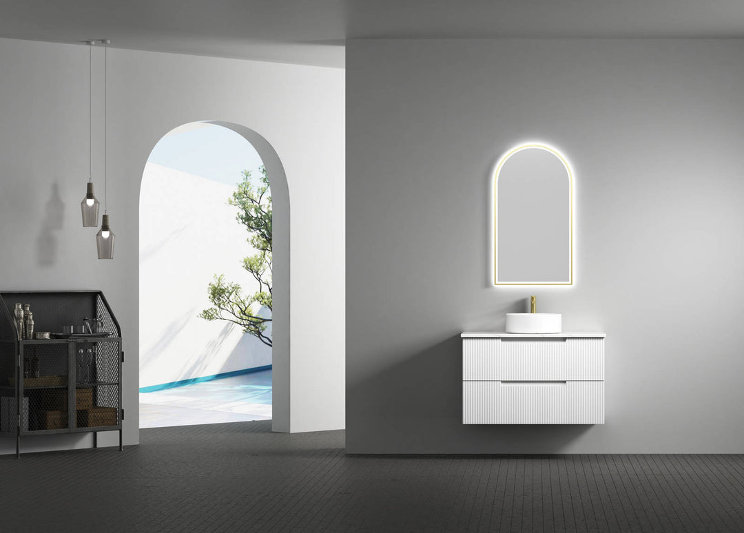 Aulic Canterbury Arch LED Mirror 503 x 903mm