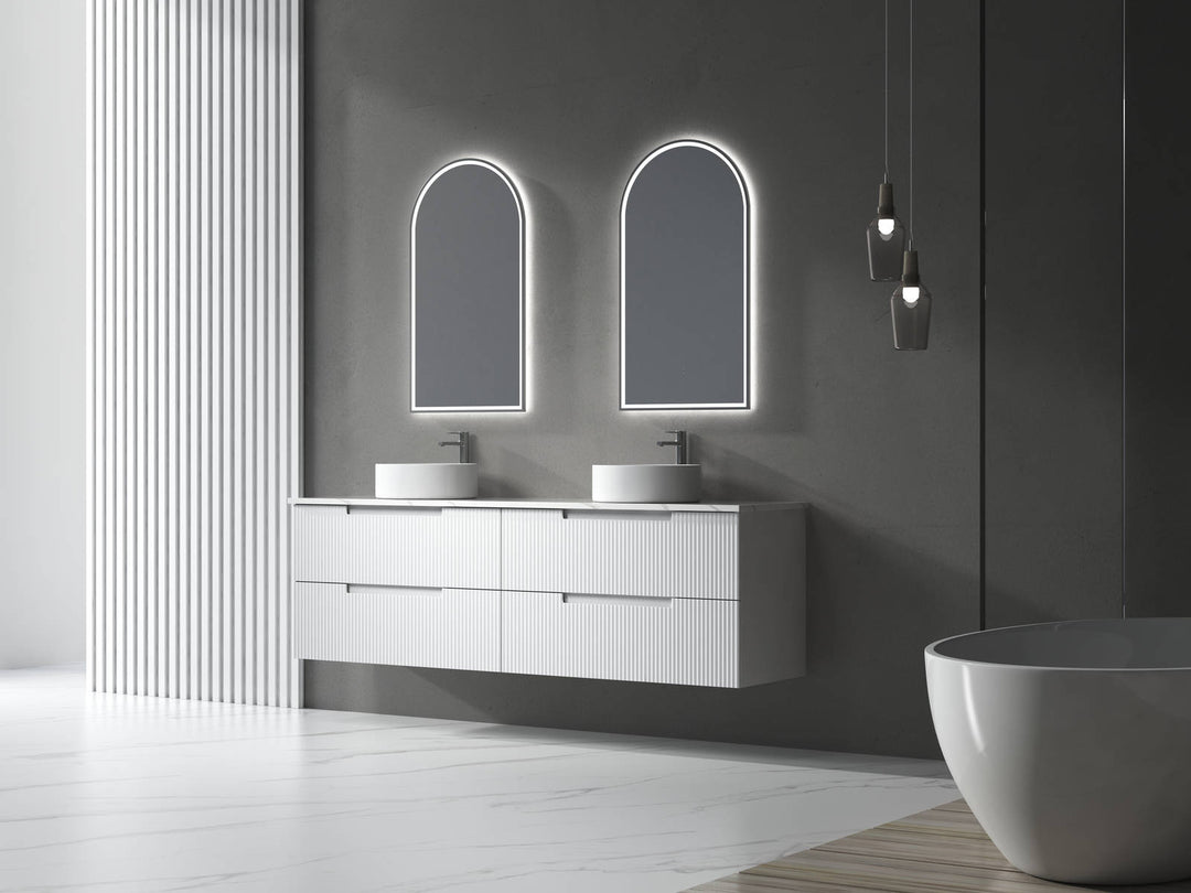 Aulic Canterbury Arch LED Mirror 503 x 903mm