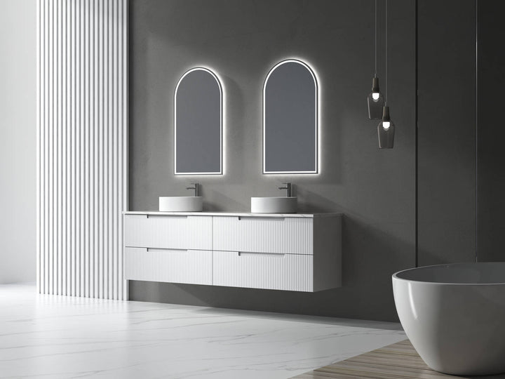 Aulic Canterbury Arch LED Mirror 503 x 903mm