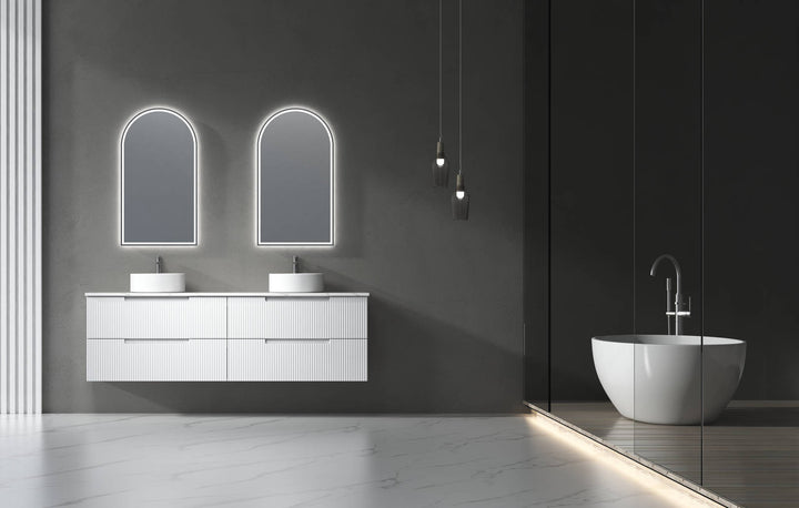 Aulic Canterbury Arch LED Mirror 503 x 903mm
