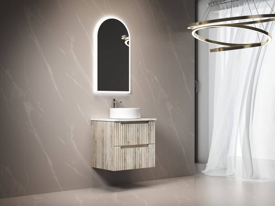 Aulic Canterbury Arch LED Mirror 503 x 903mm