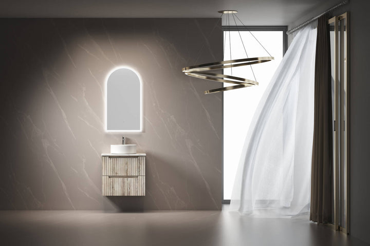 Aulic Canterbury Arch LED Mirror 503 x 903mm