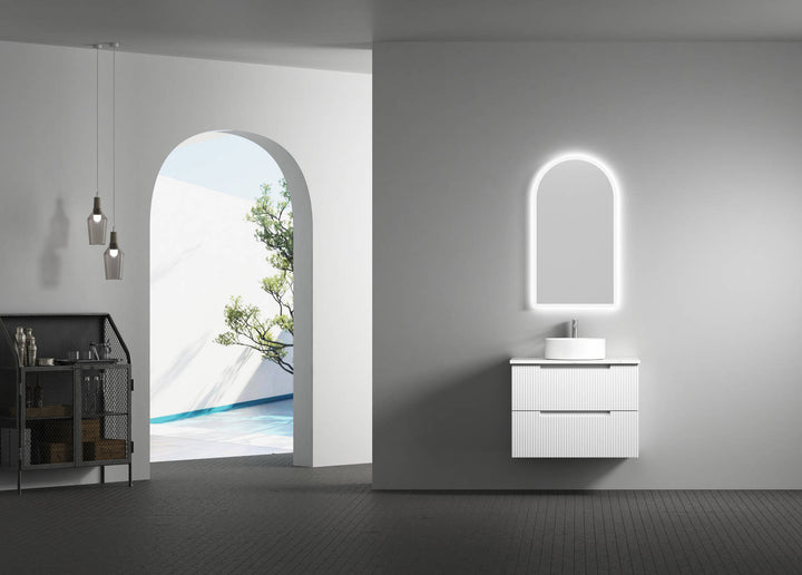 Aulic Canterbury Arch LED Mirror 503 x 903mm