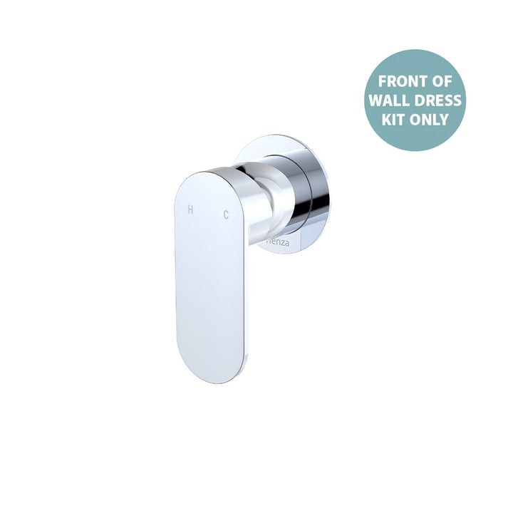 Fienza Empire Slim Round Plate Lead Free Wall Mixer (Dress Kit)