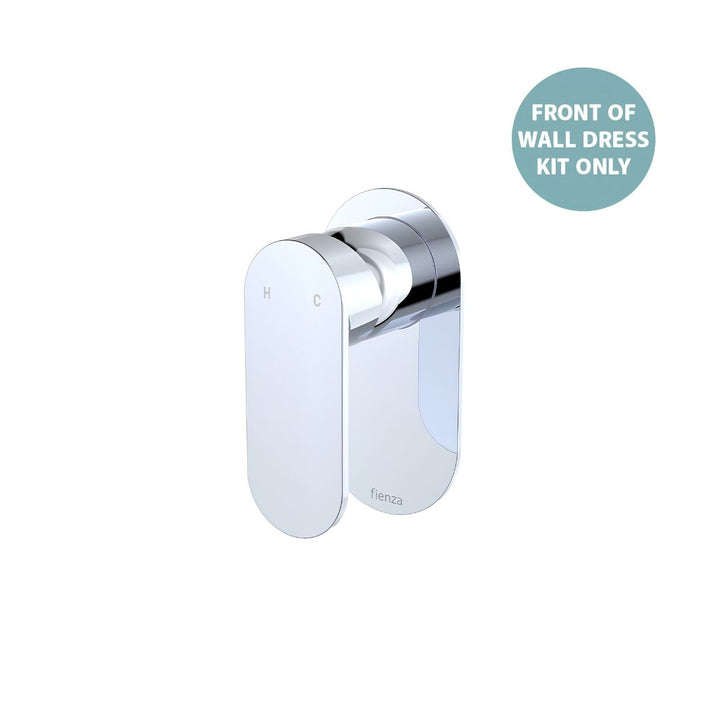 Fienza Empire Slim Oval Plate Lead Free Wall Mixer (Dress Kit)