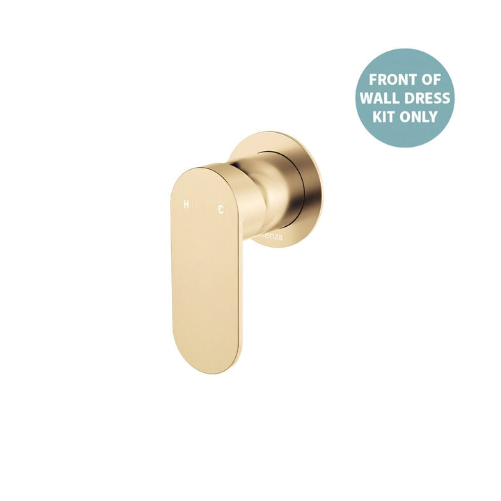 Fienza Empire Slim Round Plate Lead Free Wall Mixer (Dress Kit)