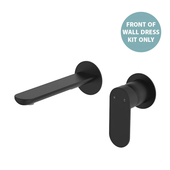 Fienza Empire Slim Basin/Bath Round Plate 160mm Lead Free Wall Mixer (Dress Kit)