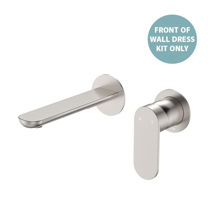 Fienza Empire Slim Basin/Bath Round Plate 160mm Lead Free Wall Mixer (Dress Kit)