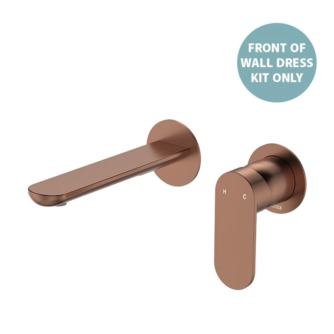 Fienza Empire Slim Basin/Bath Round Plate 160mm Lead Free Wall Mixer (Dress Kit)