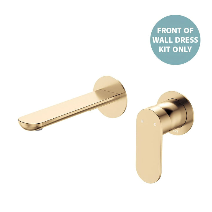 Fienza Empire Slim Basin/Bath Round Plate 160mm Lead Free Wall Mixer (Dress Kit)