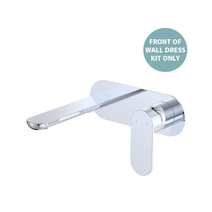 Fienza Empire Slim Basin/Bath Oval Plate 160mm Lead Free Wall Mixer (Dress Kit)