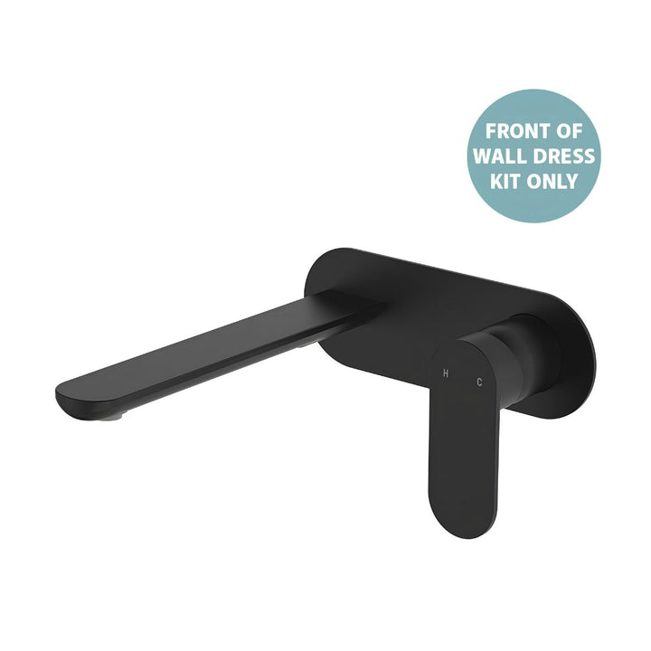 Fienza Empire Slim Basin/Bath Oval Plate 200mm Lead Free Wall Mixer (Dress Kit)