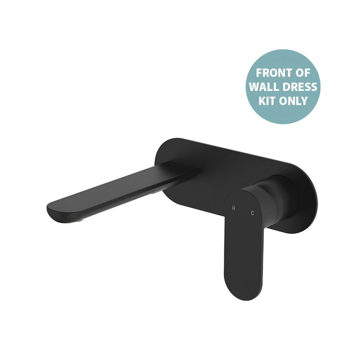 Fienza Empire Slim Basin/Bath Oval Plate 160mm Lead Free Wall Mixer (Dress Kit)