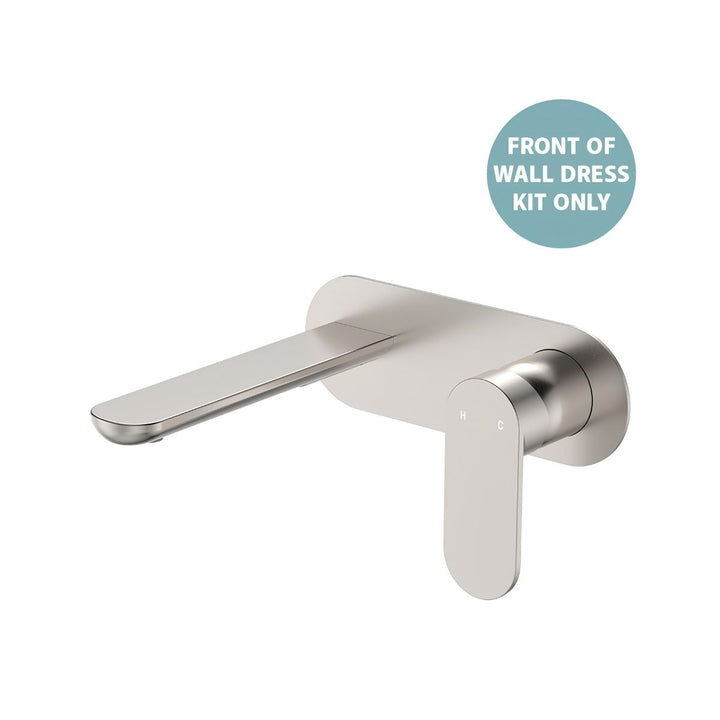 Fienza Empire Slim Basin/Bath Oval Plate 160mm Lead Free Wall Mixer (Dress Kit)