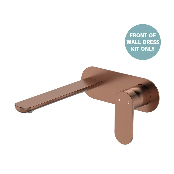 Fienza Empire Slim Basin/Bath Oval Plate 200mm Lead Free Wall Mixer (Dress Kit)