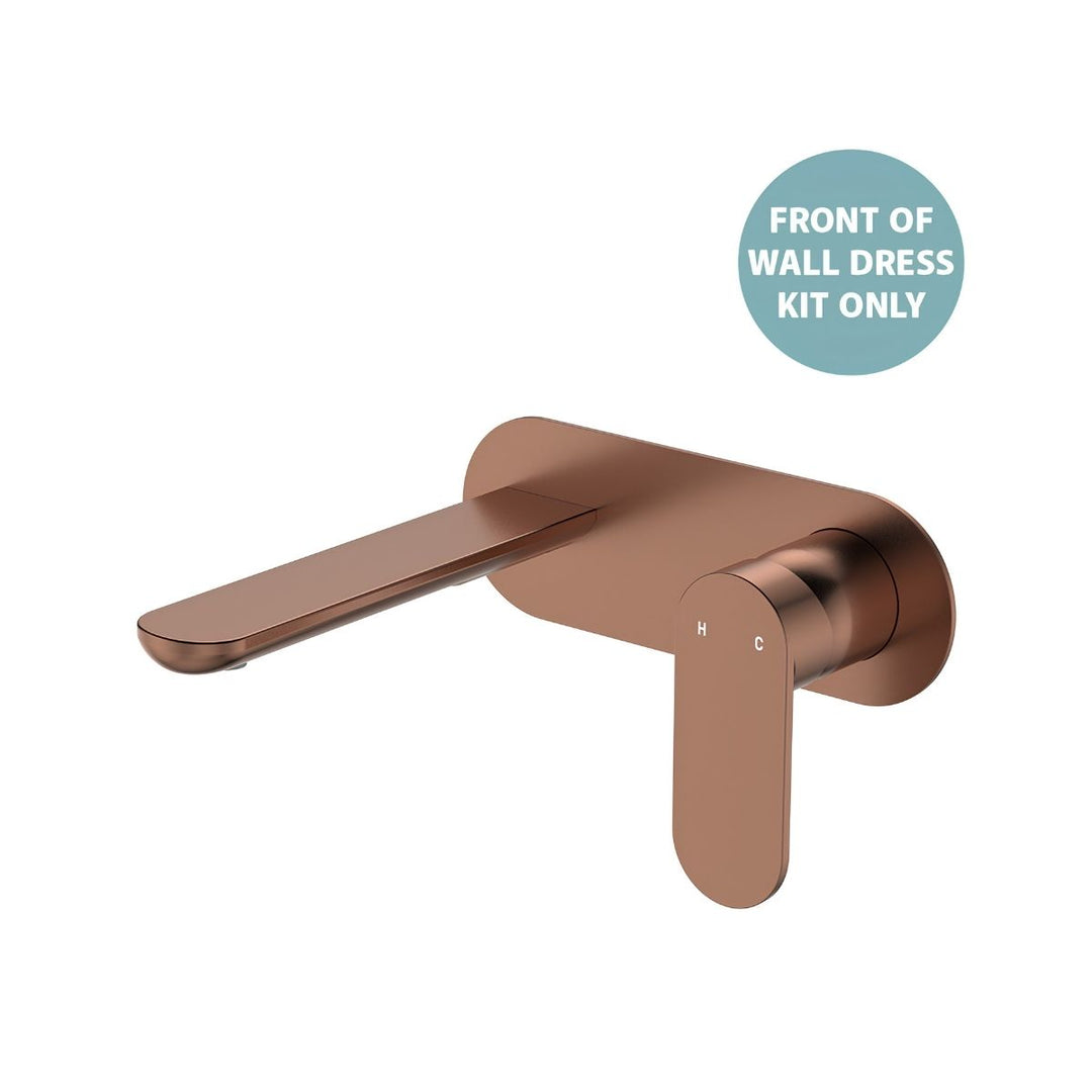 Fienza Empire Slim Basin/Bath Oval Plate 160mm Lead Free Wall Mixer (Dress Kit)