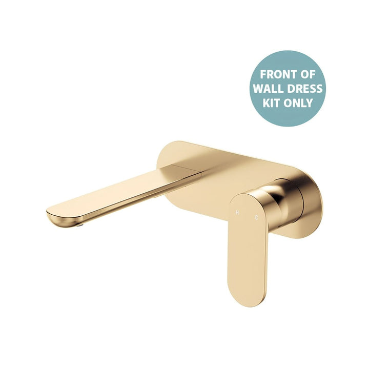 Fienza Empire Slim Basin/Bath Oval Plate 160mm Lead Free Wall Mixer (Dress Kit)
