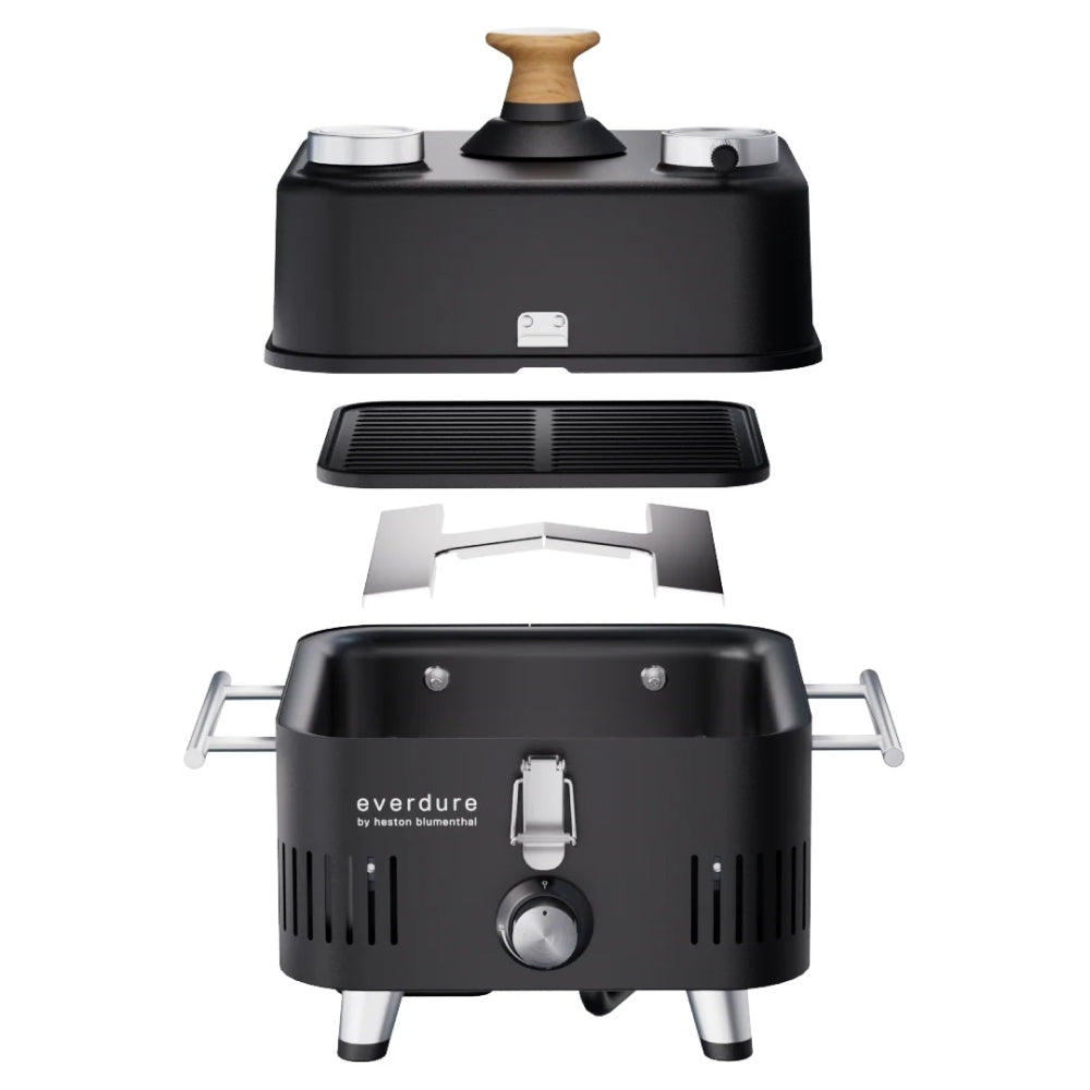 Everdure CUBE Pro Flame 360 Portable Charcoal BBQ