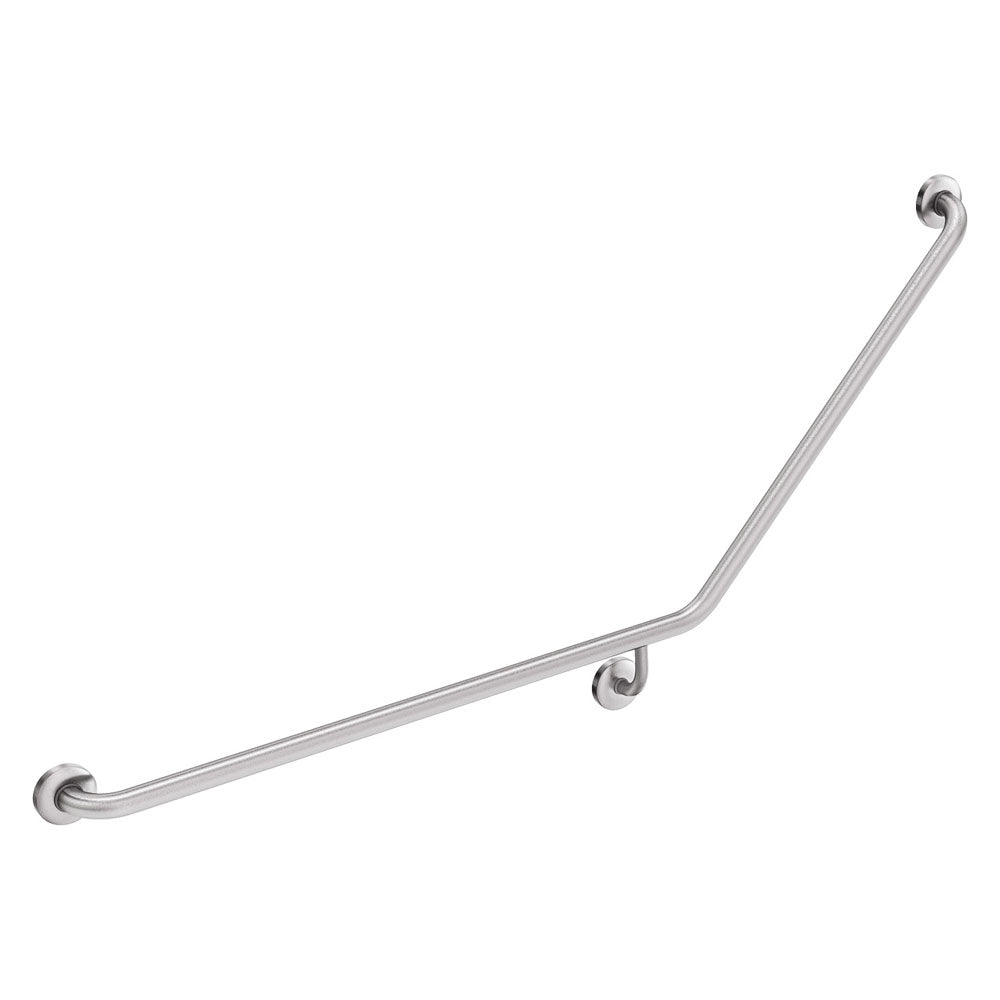 Fienza Care Accessible 40° Left-Hand Grab Rail - 900 x 700mm - Design 10