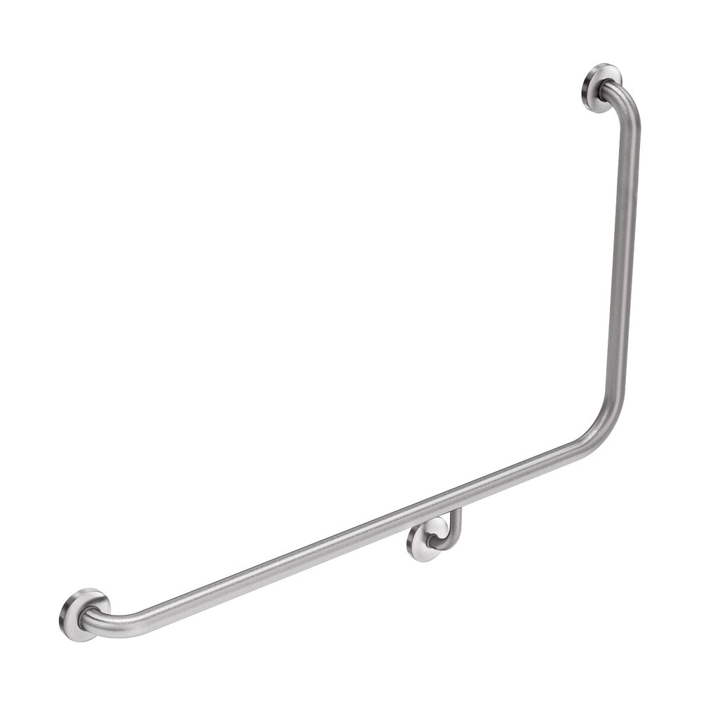 Fienza Care Accessible 90° Left-Hand Grab Rail - 960 x 600mm - Design 10